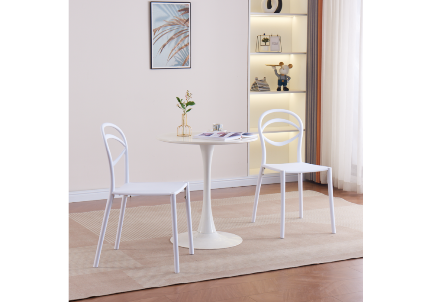 Пластиковый стул Simple white фото 2