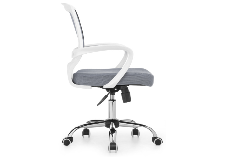 Компьютерное кресло Ergoplus light gray / white фото 3