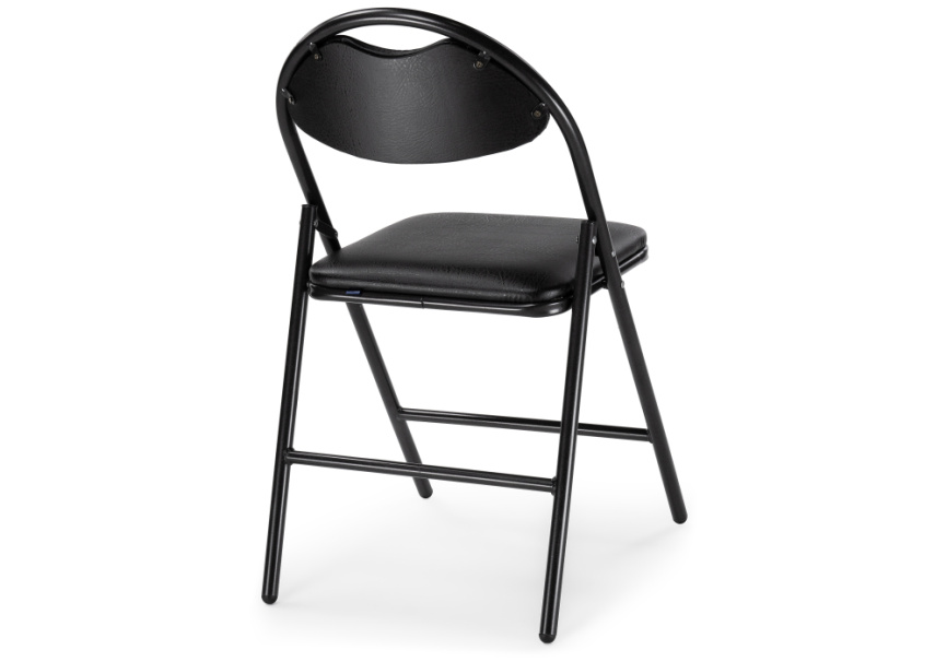 Стул на металлокаркасе Gikat черный / темный мусс фото 5