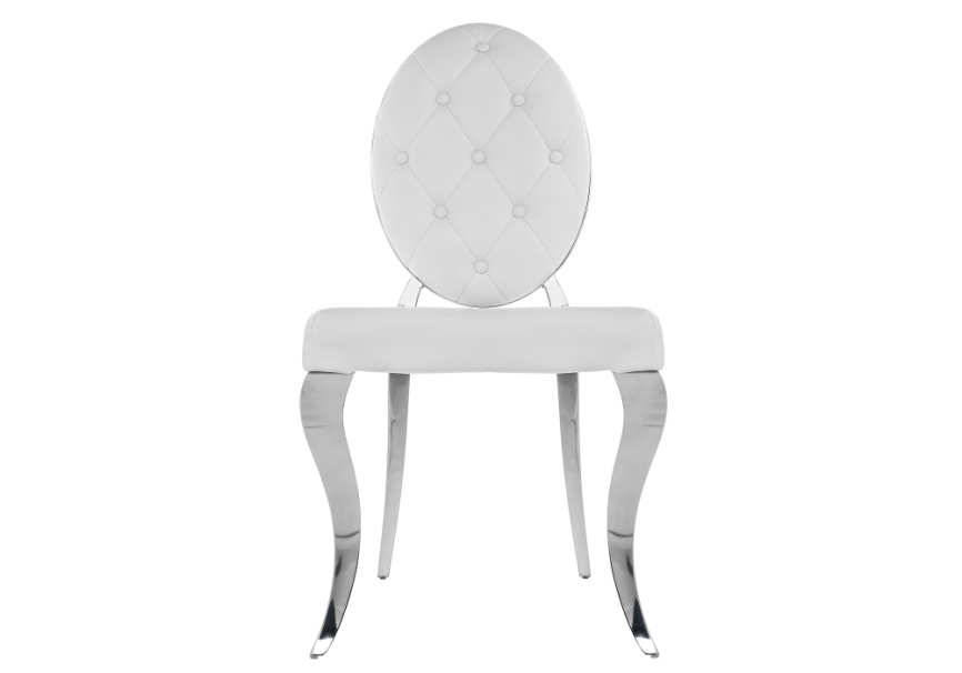 Стул на металлокаркасе Odda белый фото 7