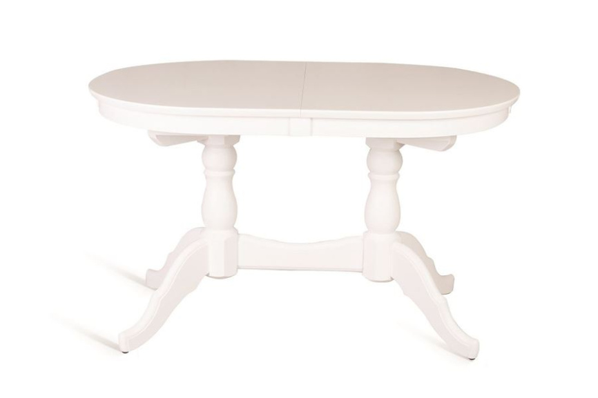 Стол обеденный Овальный-1300 (белая эмаль) фото 1