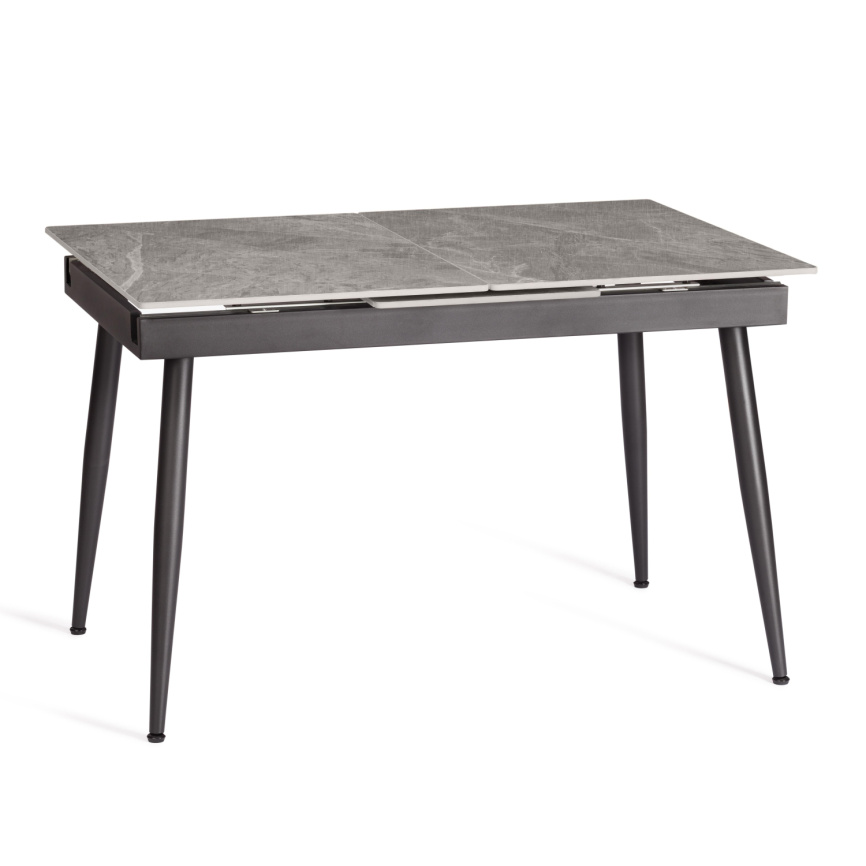 Стол обеденный Balmoral/Балморал столешница керамика (глянцевая) / опоры металл, серый/чёрный, (120+ фото 1