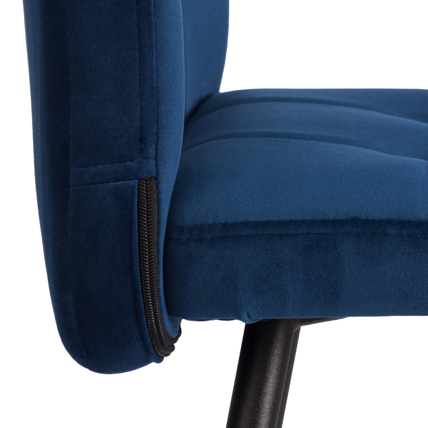 Стул обеденный Medeo LT, велюр, Blue (синий), 45х56х89 см фото 4