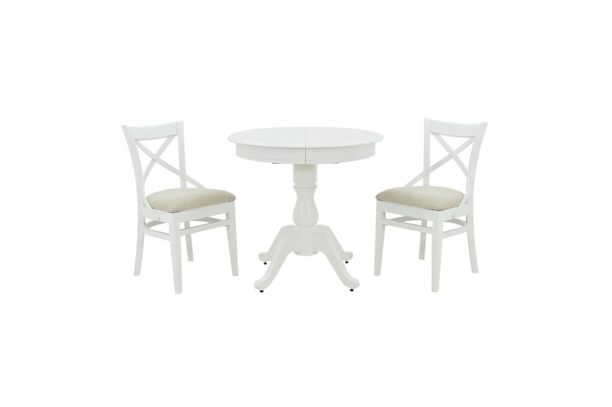 Стул Соло Венский 2, Белый, Ткань, Дождь 29-4 Жаккард фото 10