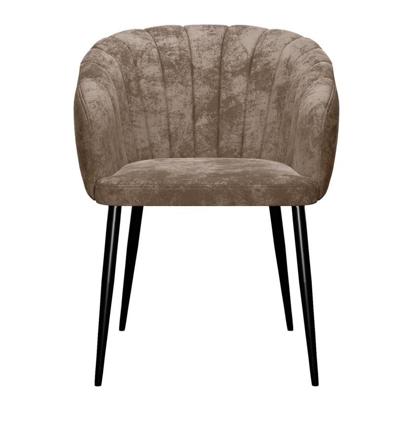 Стул DikLine 441 M05 шоколад, ножки черные фото 3