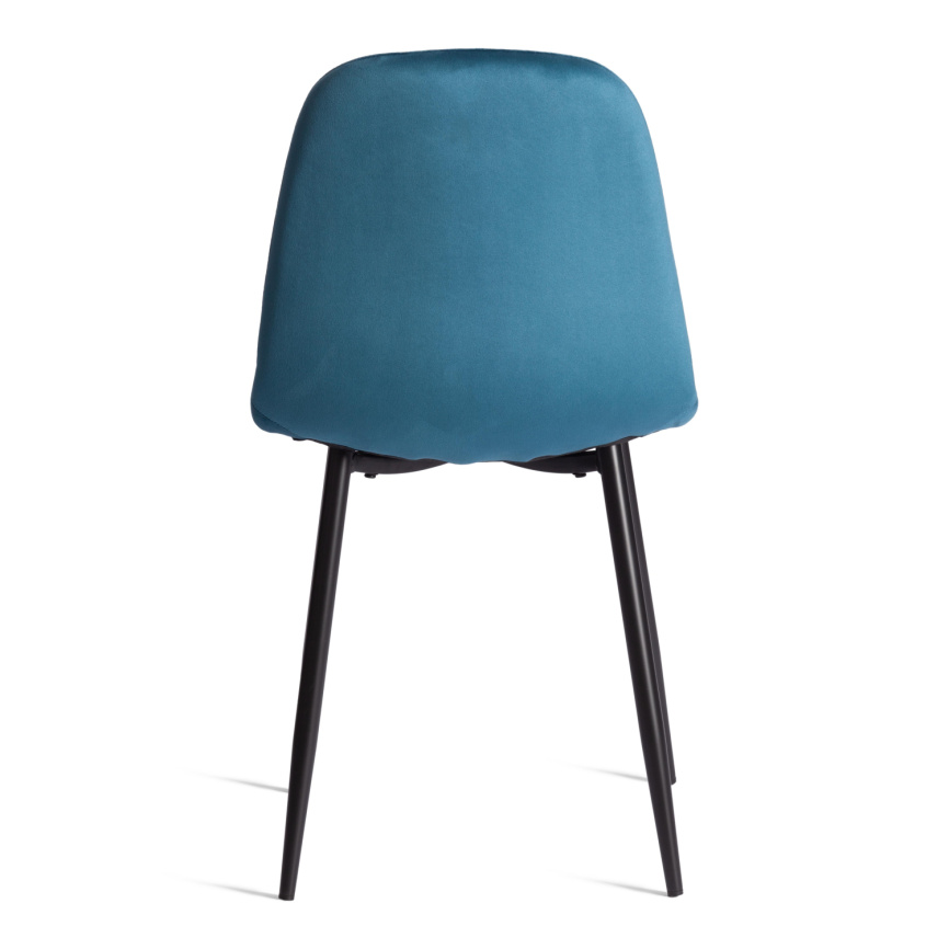 Стул BREEZE (mod. 4724) Велюр/металл , 44 х 53 х 87 см, Dark turquoise (темно-бирюзовый) HLR62 / чер фото 9