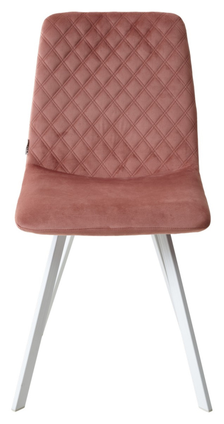 Стул DAIQUIRI BLUVEL-52 PINK / белый каркас, велюр М-City фото 7