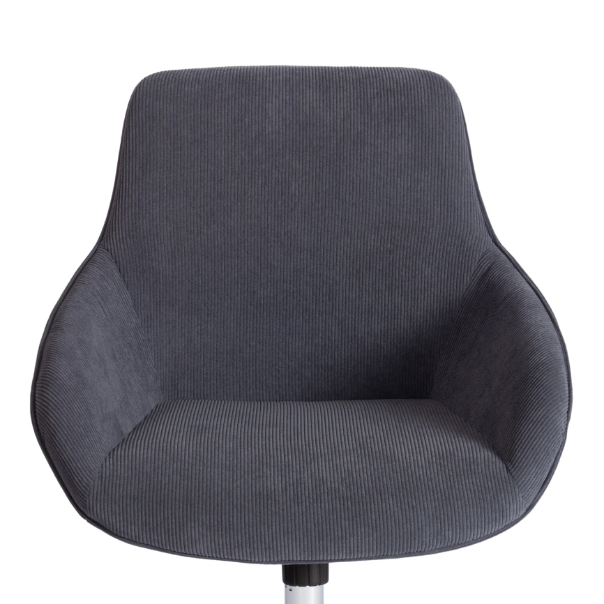 Кресло Дублин/Dublin хром вельвет, графит фото 11
