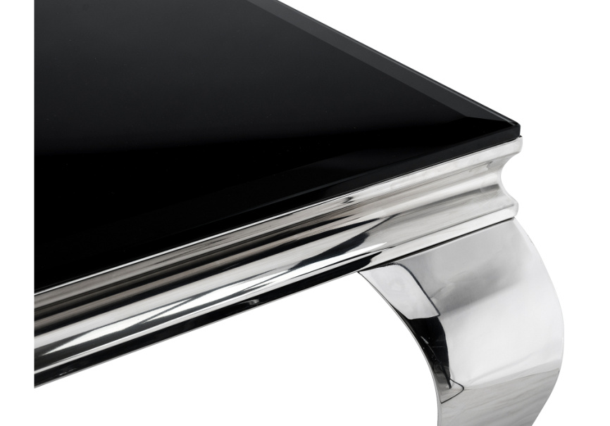 Стол стеклянный Sondal 160 см черный фото 2