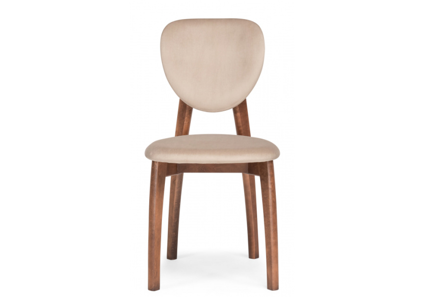 Стул деревянный Вакимо ткань tenerife beige / миланский орех фото 2