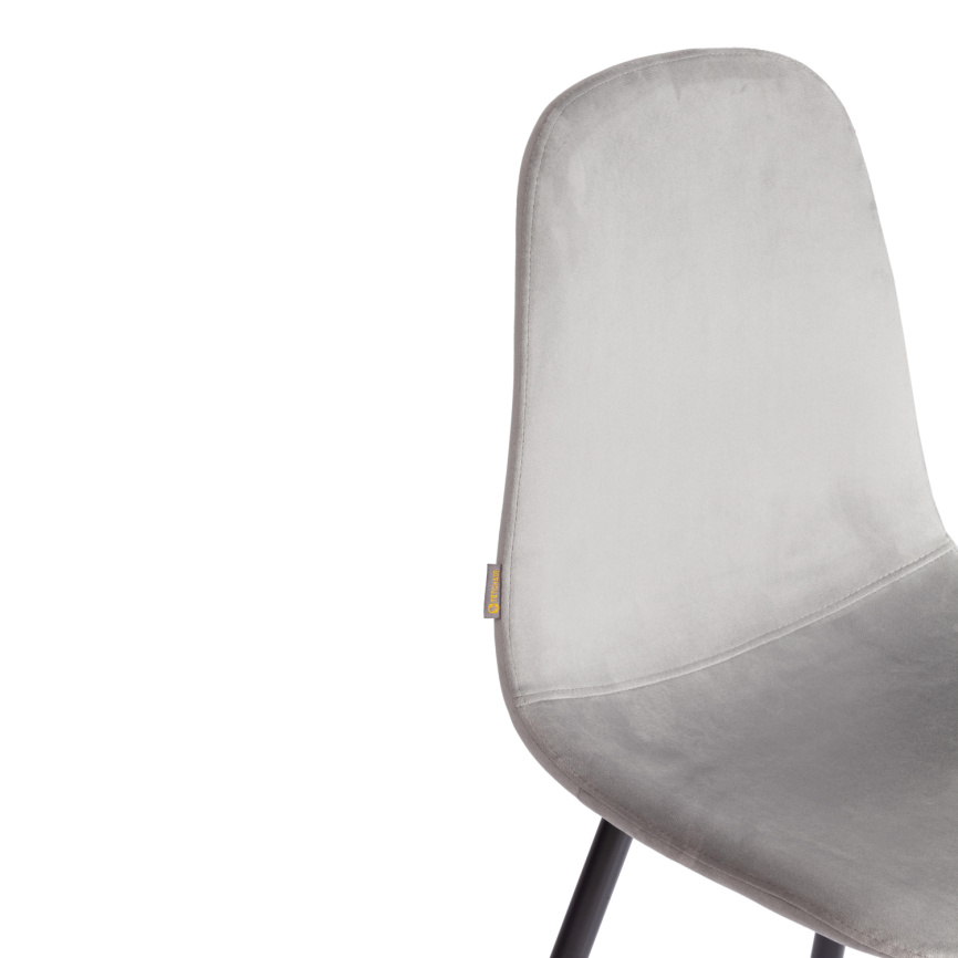 Стул Бриз/Breeze (мод.JSC-58) велюр/металл, 44х53х86см, серый HLR19/черный фото 8