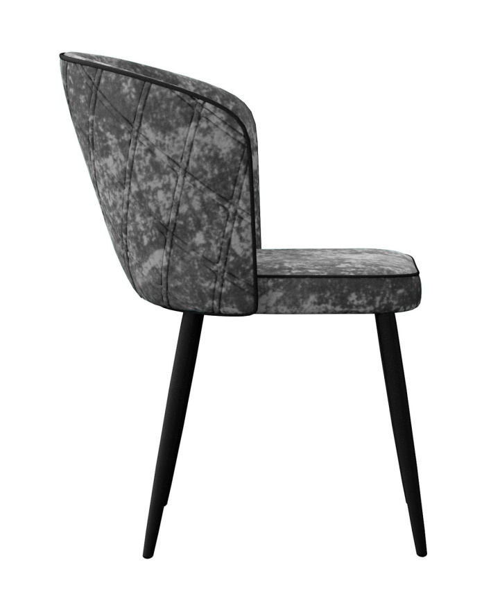 Стул DikLine 347 M14 серый, ножки черные фото 2