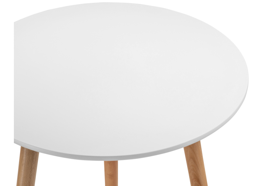 Стол деревянный Lorini 60 white / wood фото 3