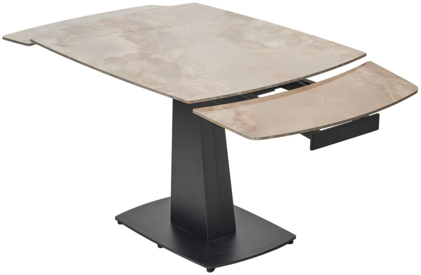 Стол BALDE 120 GLOSS AMBER JADE SOLID CERAMIC / BLACK, ®DISAUR фото 4