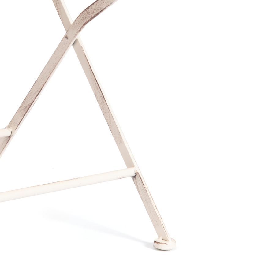 Стул Love Chair (PL08-11140) стальной сплав, античный белый, 40х47,5х94 см фото 3