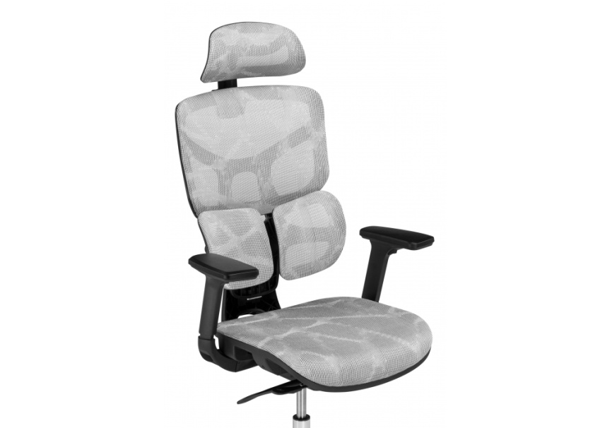 Офисное кресло Samur white / black фото 6