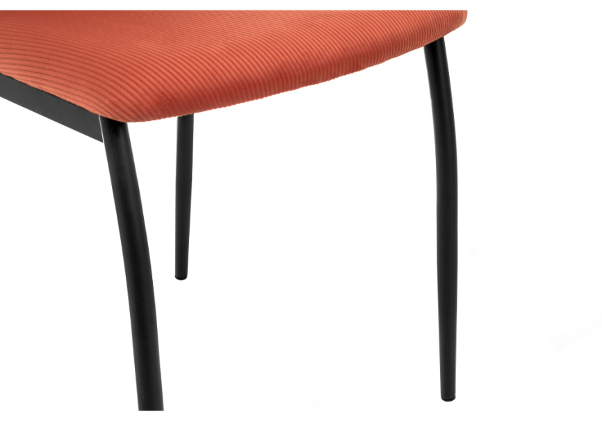 Стул на металлокаркасе Tod red / black фото 8