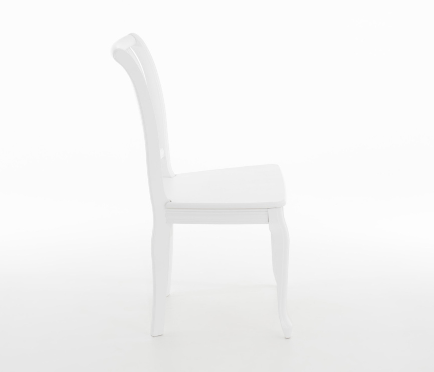 Стул Кабриоль Жесткий, Белый фото 2