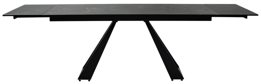 Стол FONDI 180 MARBLES NERO KL-116 Черный мрамор матовый, итальянская керамика/ черн.каркас, ®DISAUR фото 7