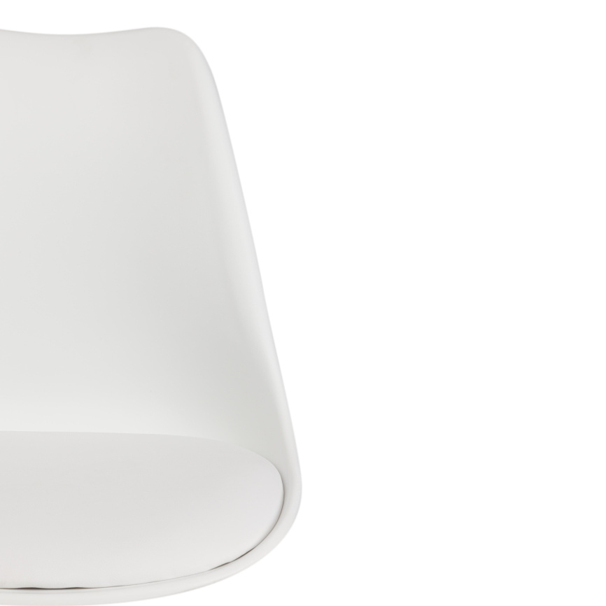Стул Тулип Фэшн Чаир/Tulip Fashion Chair (мод.109) металл/пластик/, 48х55х81см, белый/белый фото 6