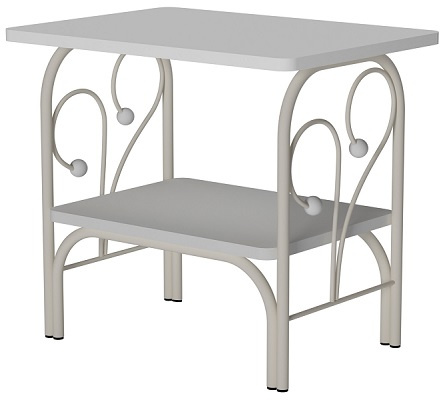 Прикроватная тумба МК-7, ММД 202,Белый фото 3