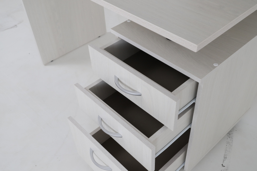 Стол компьютерный МАКСИМ-1, Ясень Анкор Светлый фото 3