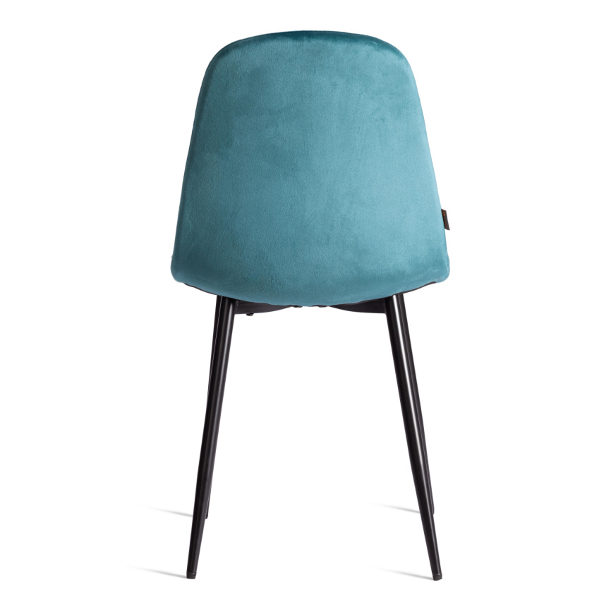 Стул BREEZE (mod. JSC-58) Велюр/металл , 44 х 53 х 86 см, light blue (светло-синий) HLR60 / черный  фото 4