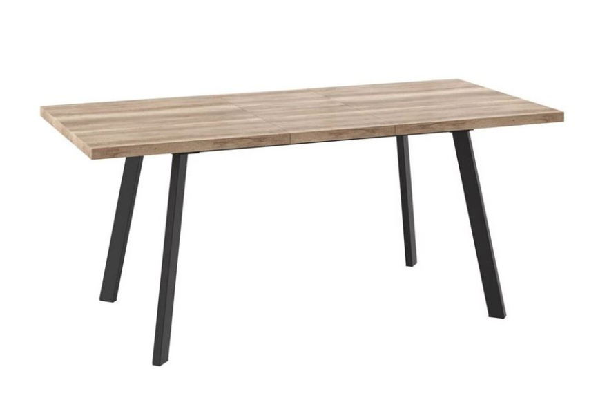 Стол раздвижной BORG-140 (Дуб каньон/Чёрный) 140(180)х85 фото 2