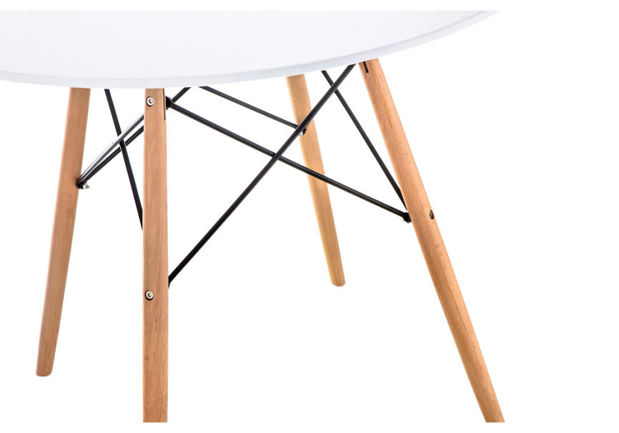 Стол деревянный Table 80 white / wood фото 6