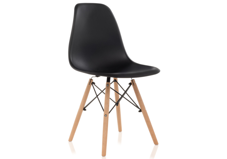 Пластиковый стул Eames PC-015 черный фото 1