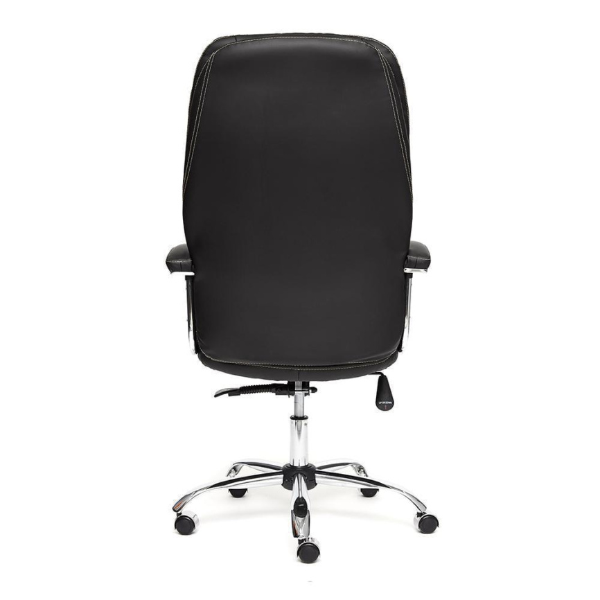 Кресло Софти Люкс/Softy Lux кож/зам, черный, 36-6 фото 4