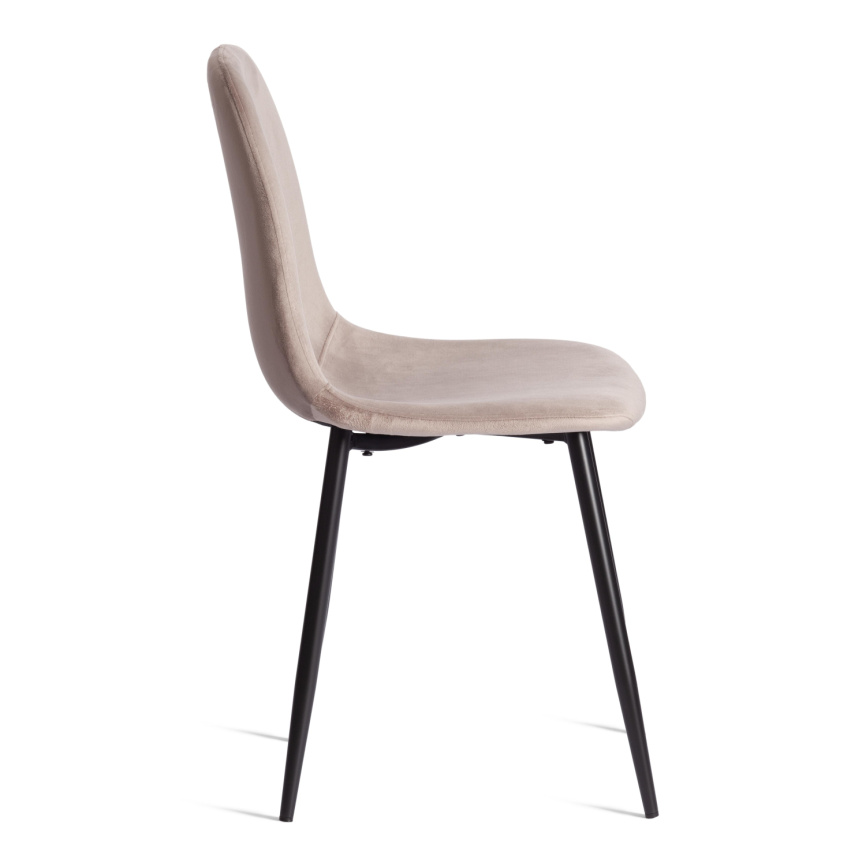 Стул BREEZE (mod. 4724) Велюр/металл , 44 х 53 х 87 см, Coffee (кофейный) HLR9 / черный фото 9