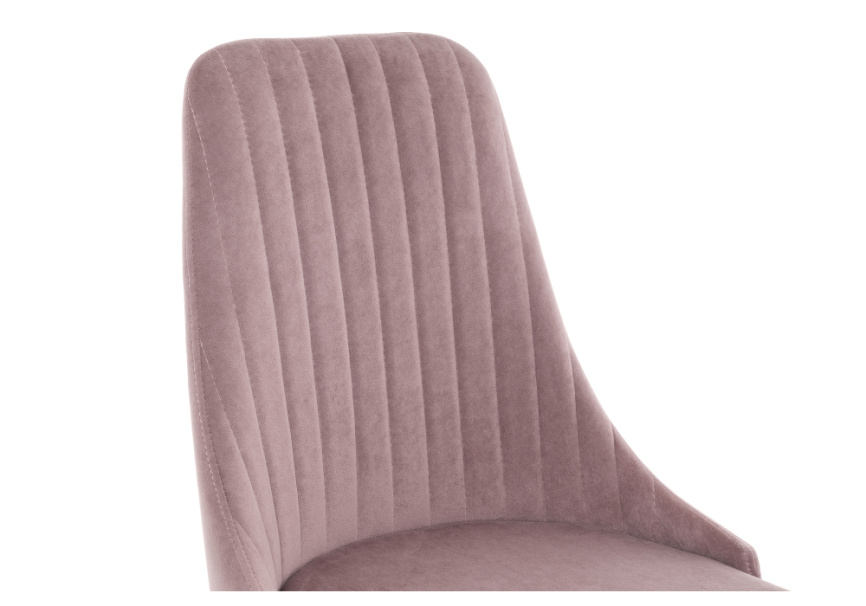 Стул на металлокаркасе Kora light purple / black фото 6