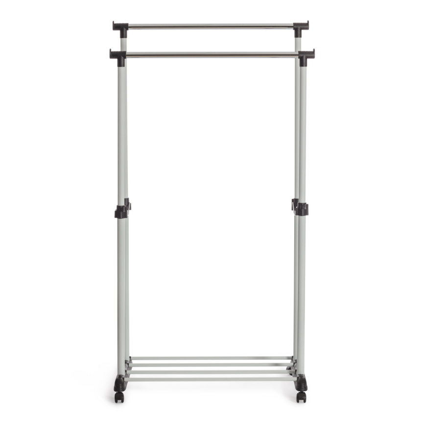 Вешалка Джет/Jet металл, пластик, 86х44х166см, черный/светло-серый/хром фото 3