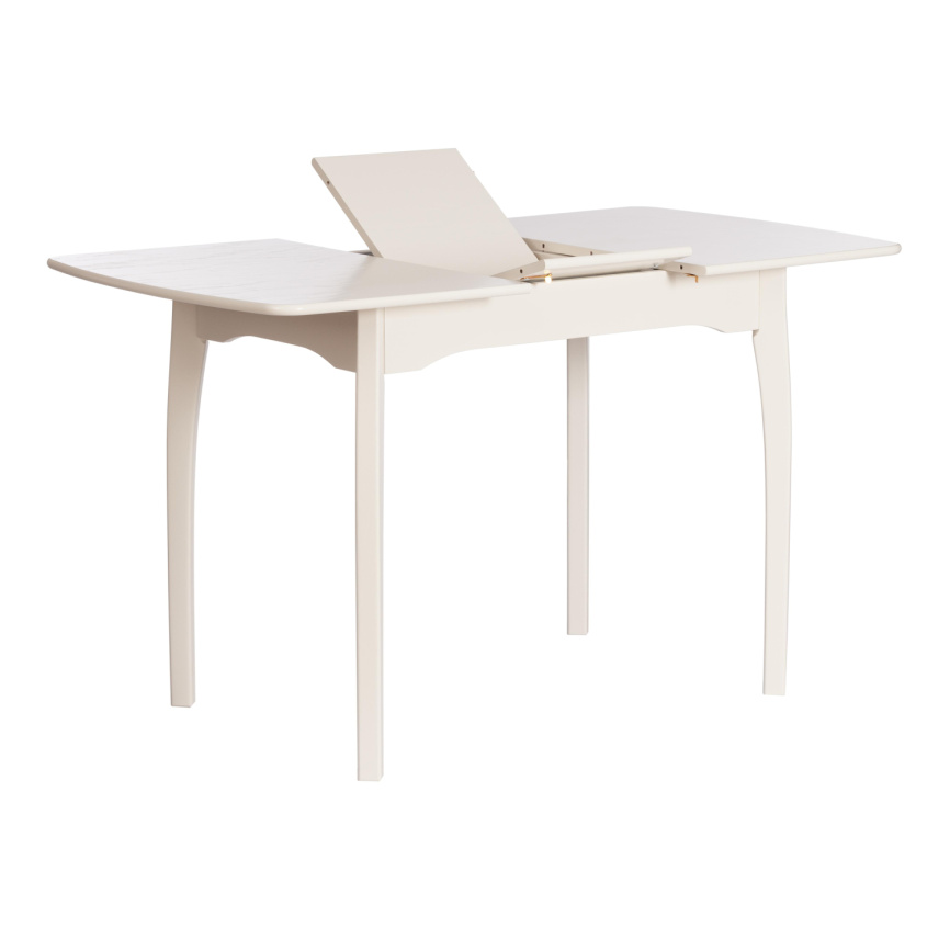 Стол обеденный раздвижной Катерина/Caterina бук, МДФ, 100-130х70х75см, айвори вайт фото 2