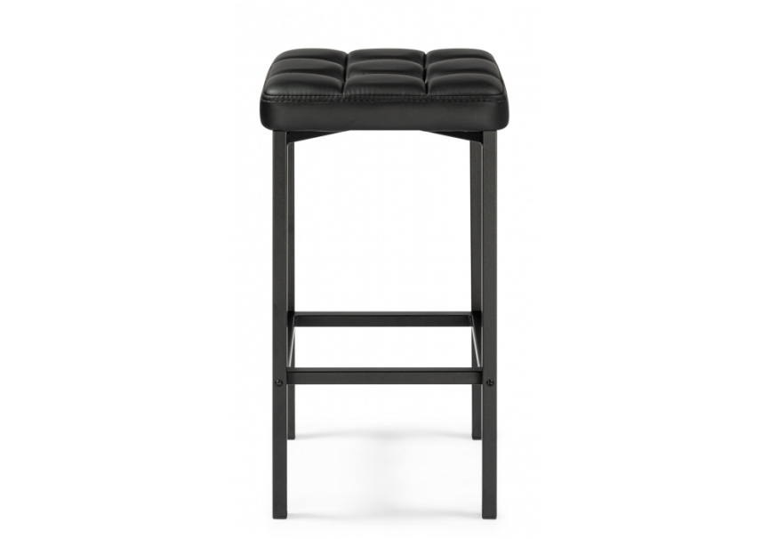 Барный стул Лофт кож.зам. d6 / черный матовый фото 2