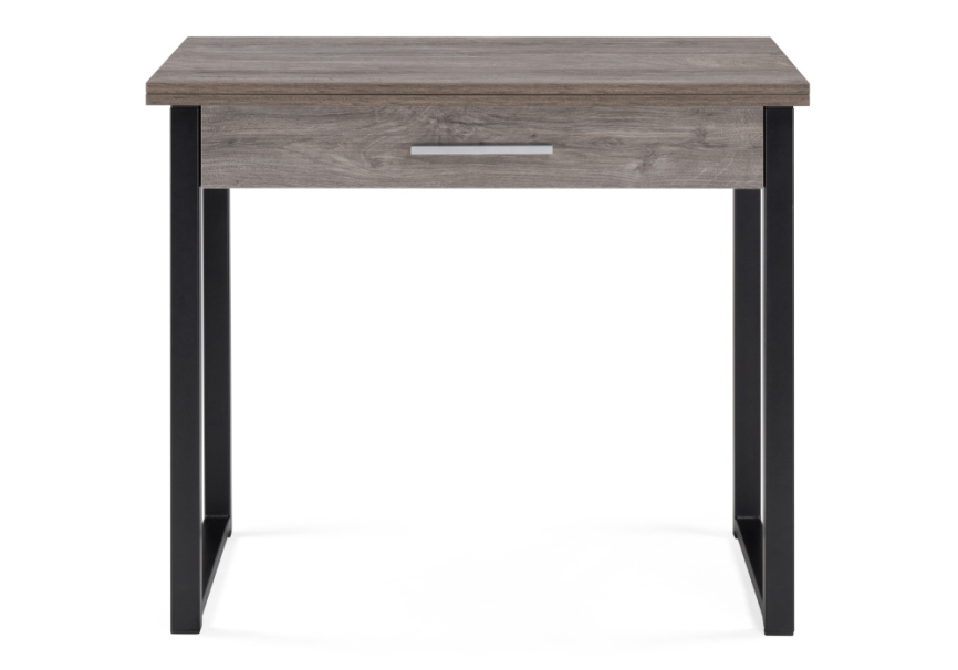 Стол деревянный Ибби 90(128)х64х77 рошелье / черный матовый фото 2