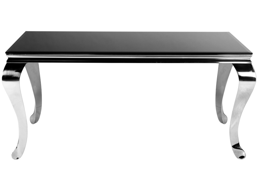 Стол стеклянный Sondal 160 см черный фото 6