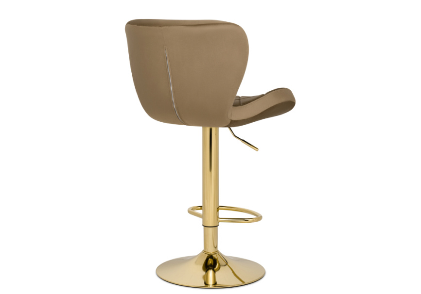 Барный стул Porch dark beige / golden фото 4
