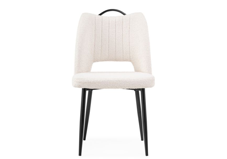 Стул на металлокаркасе Barton beige / black фото 3