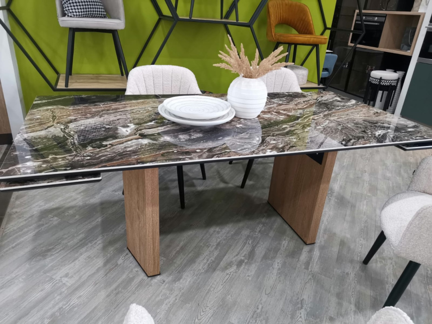 Стол МОЦАРТ 200 AMADEUS POLISHED, керамика / Дуб монтана М-City фото 13