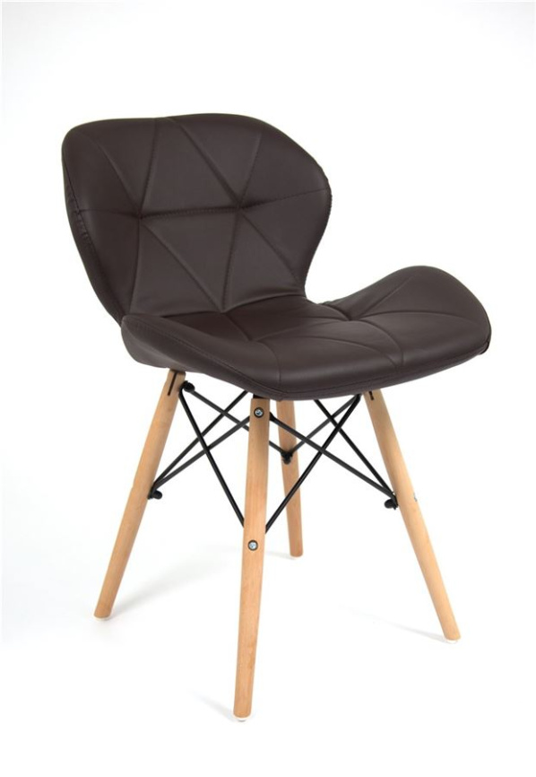 Стул 302 PU/Invar (BROWN 80) фото 1