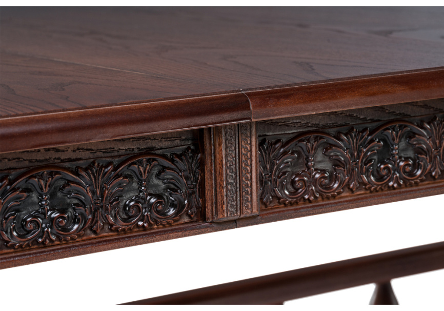 Стол деревянный Кассиль орех / коричневая патина фото 7