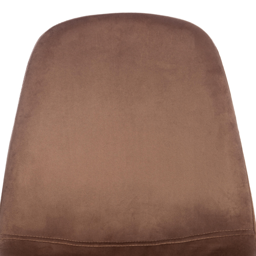 Стул BREEZE (mod. 4724) Велюр/металл , 44 х 53 х 87 см, Brown (коричневый) HLR11 / орех фото 7