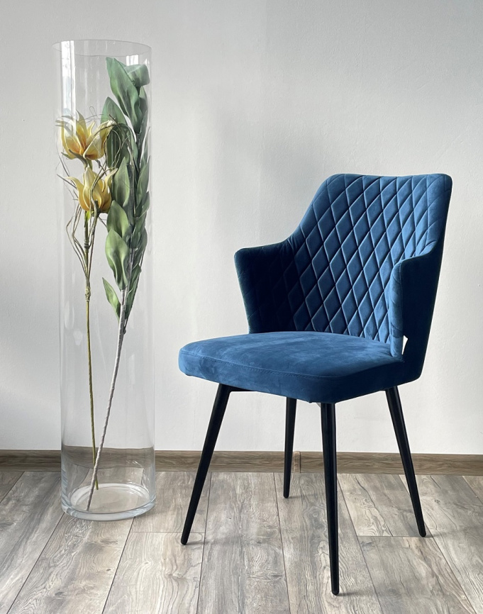 Стул HERMAN 360 град. СИНИЙ #29, велюр / черный каркас М-City фото 6