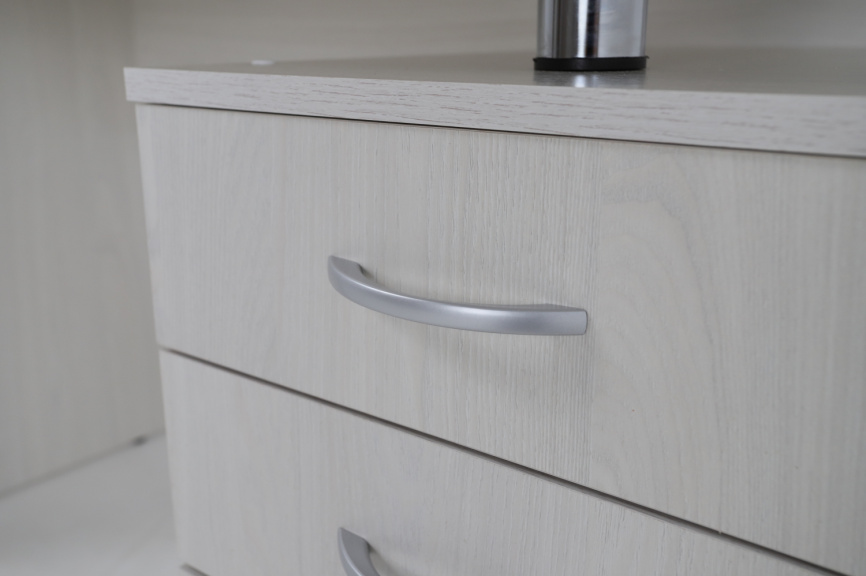 Стол компьютерный МАКСИМ-1, Ясень Анкор Светлый фото 4