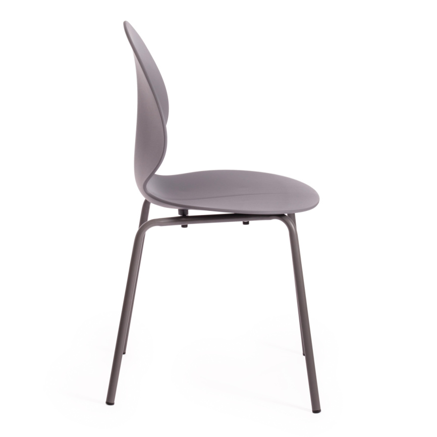 Стул EBAY (mod 03)  металл/пластик, 52x46x83.5, серый фото 2