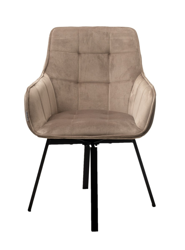 Стул MAVERICK 360 град. поворот. BLUVEL-40 BEIGE/ черный каркас, М-City фото 5
