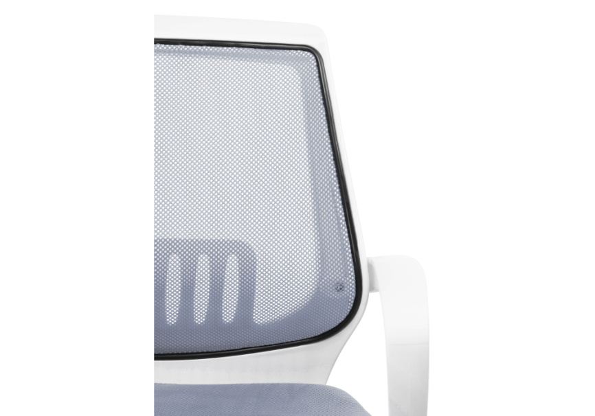 Компьютерное кресло Ergoplus light gray / white фото 10