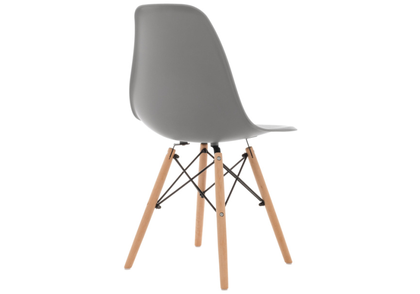 Пластиковый стул Eames PC-015 серый фото 5